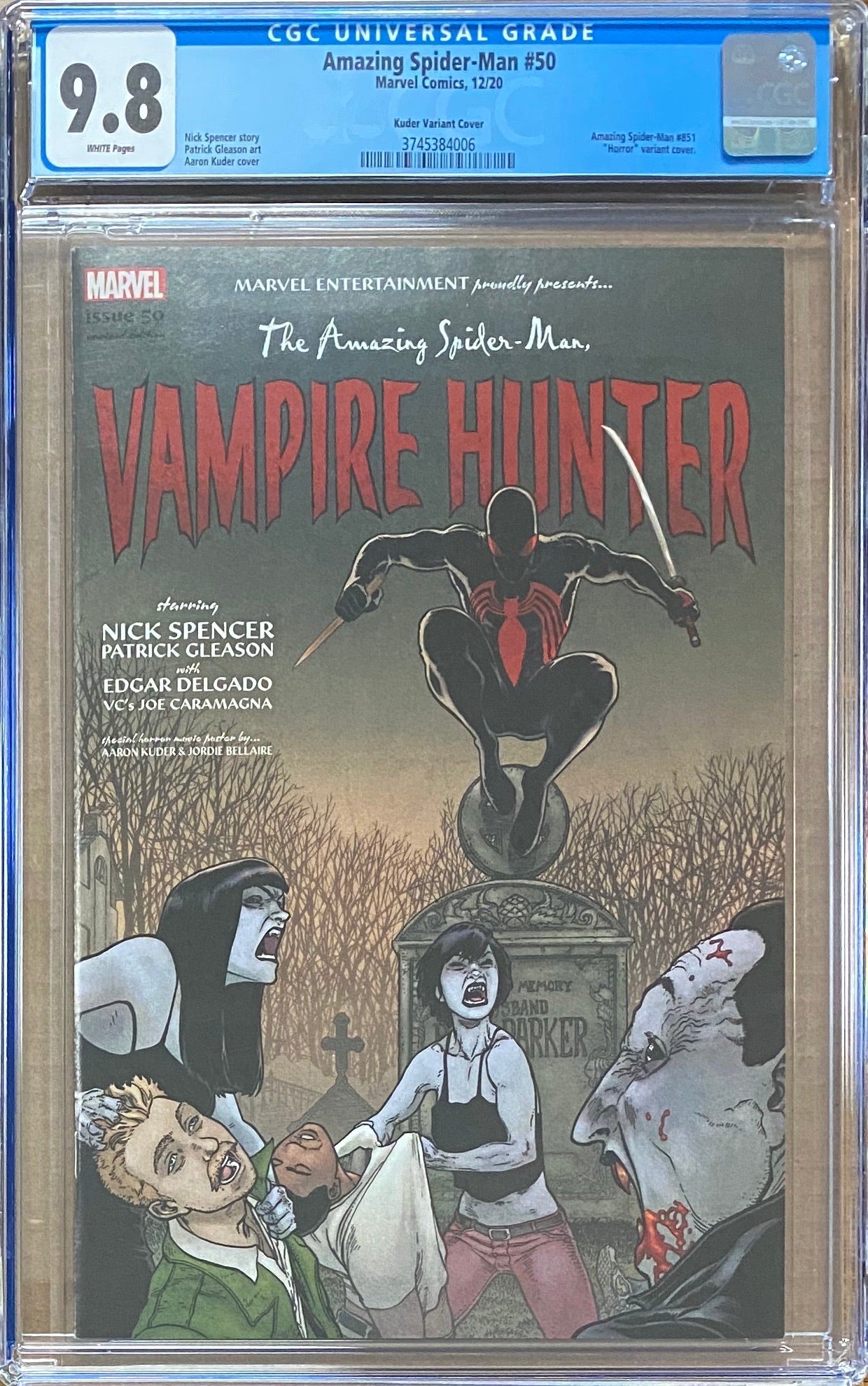 Amazing Spider-Man #50 Kuder Variant CGC 9.8