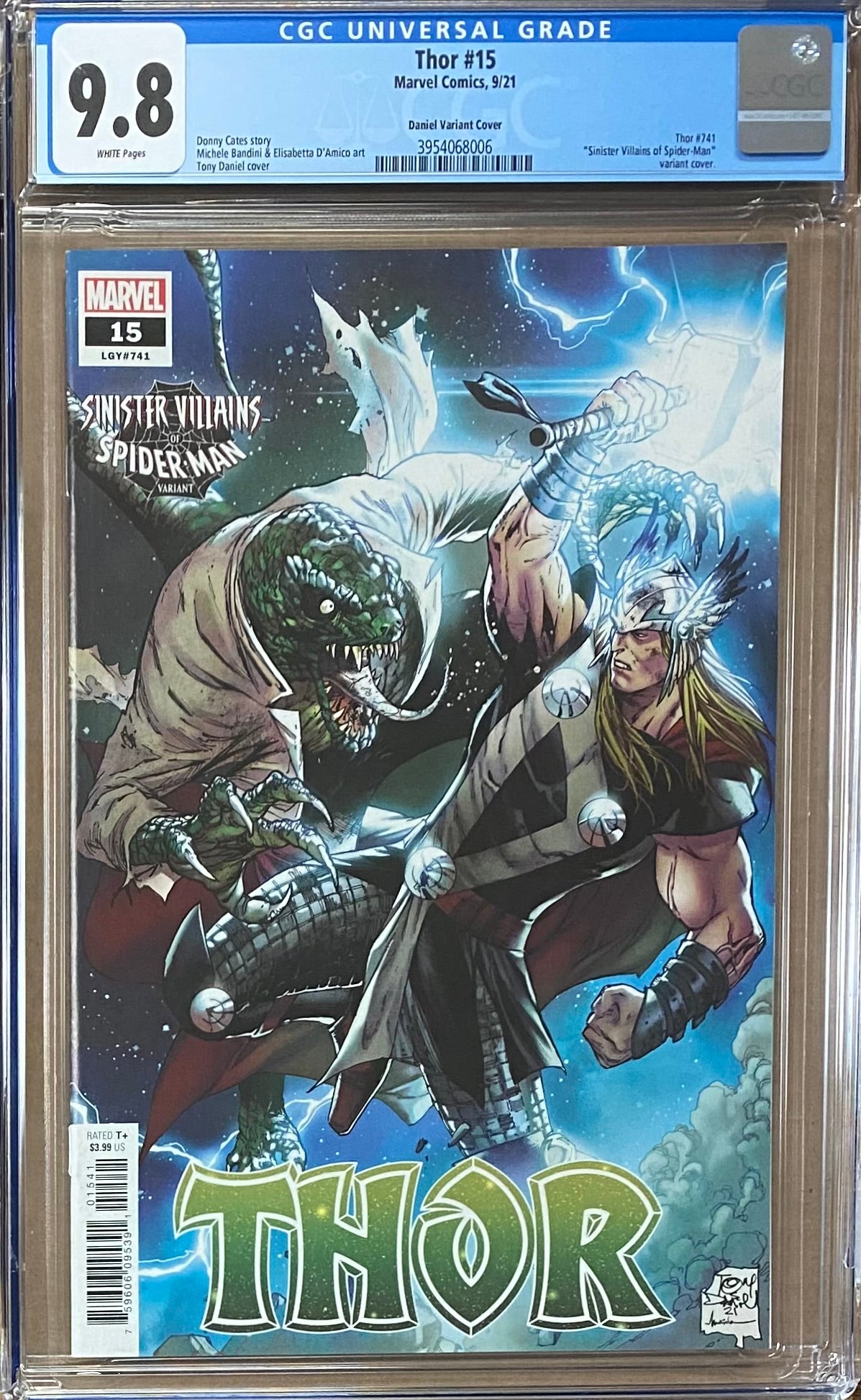 Thor #15 Variant CGC 9.8