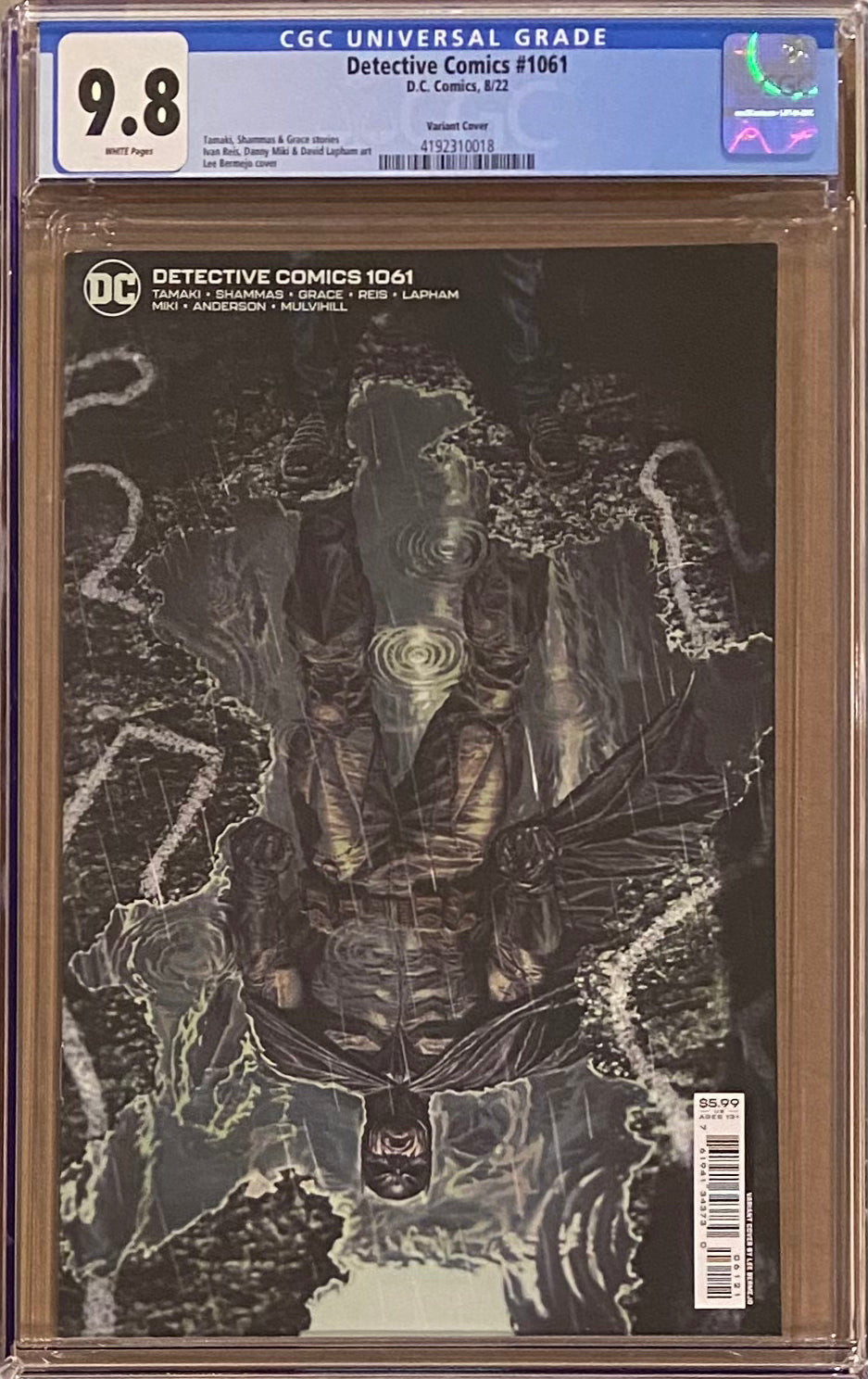 Detective Comics #1061 Bermejo Variant CGC 9.8