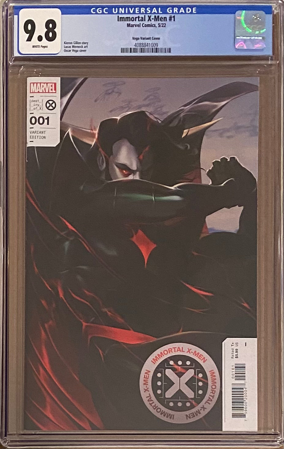 Immortal X-Men #1 Vega Variant CGC 9.8