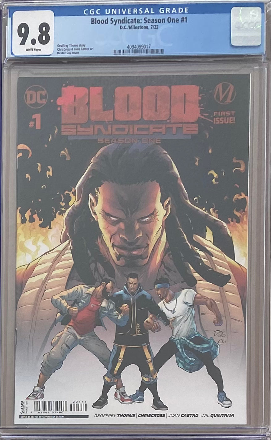 Blood Syndicate: Season One #1 CGC 9.8