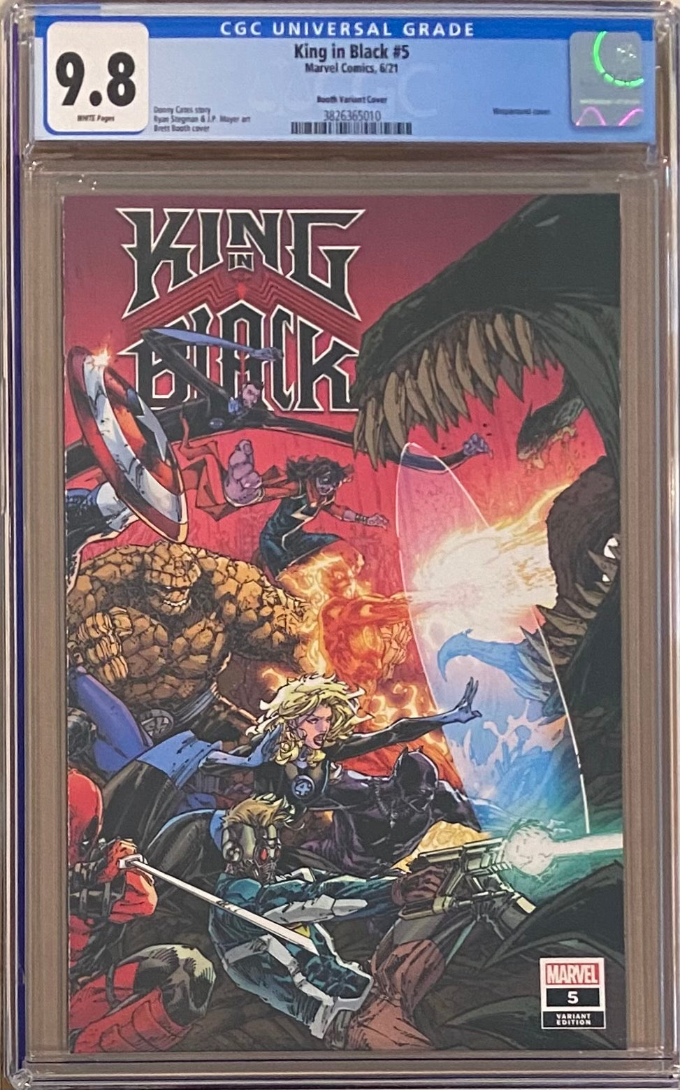 King in Black #5 Booth Wraparound Variant CGC 9.8