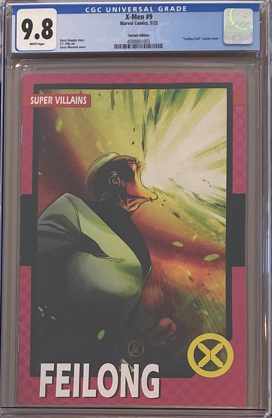 X-Men #9 Werneck Trading Card Variant CGC 9.8