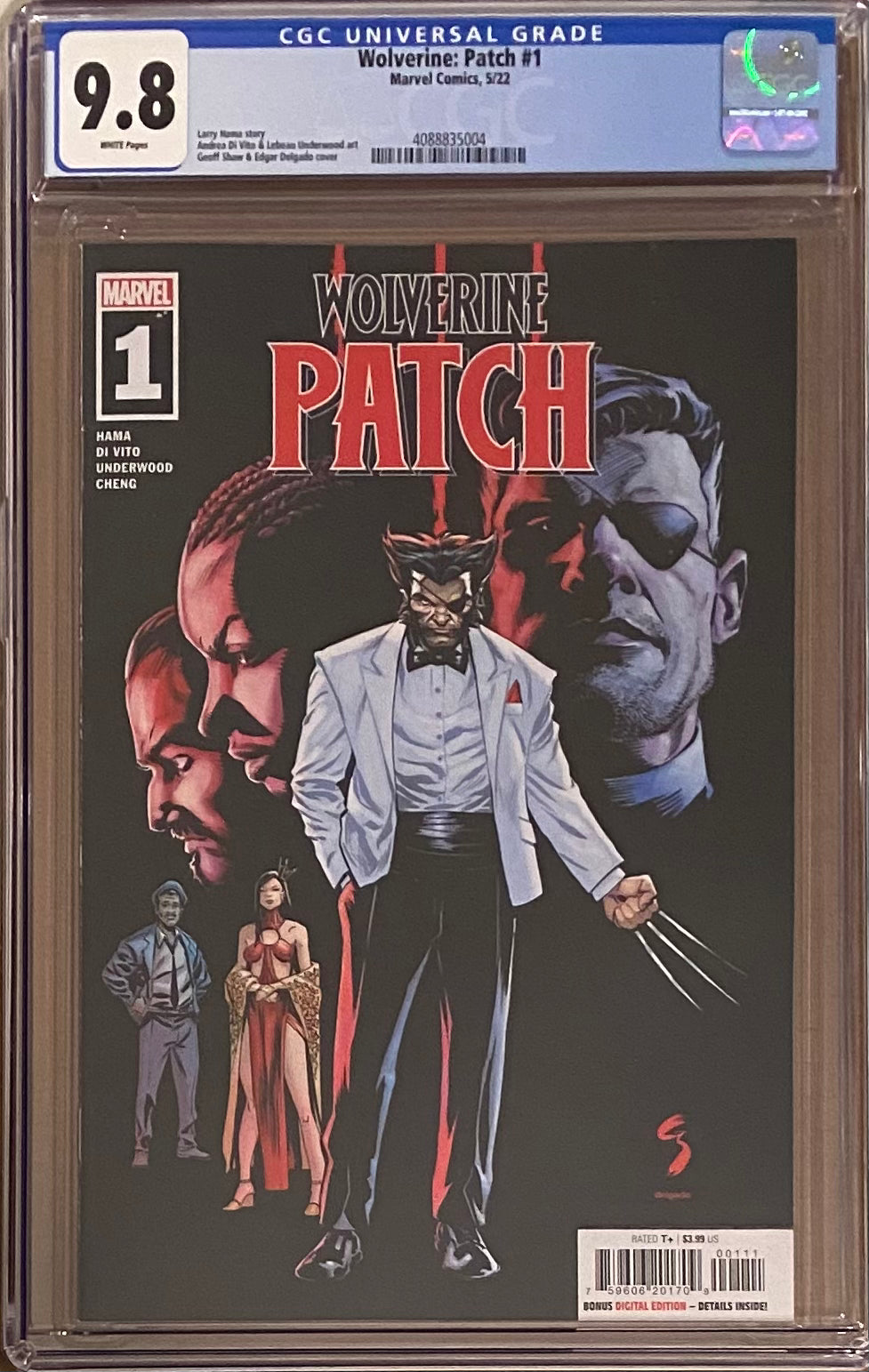 Wolverine: Patch #1 CGC 9.8