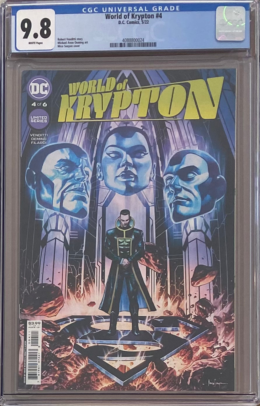 World of Krypton #4 CGC 9.8