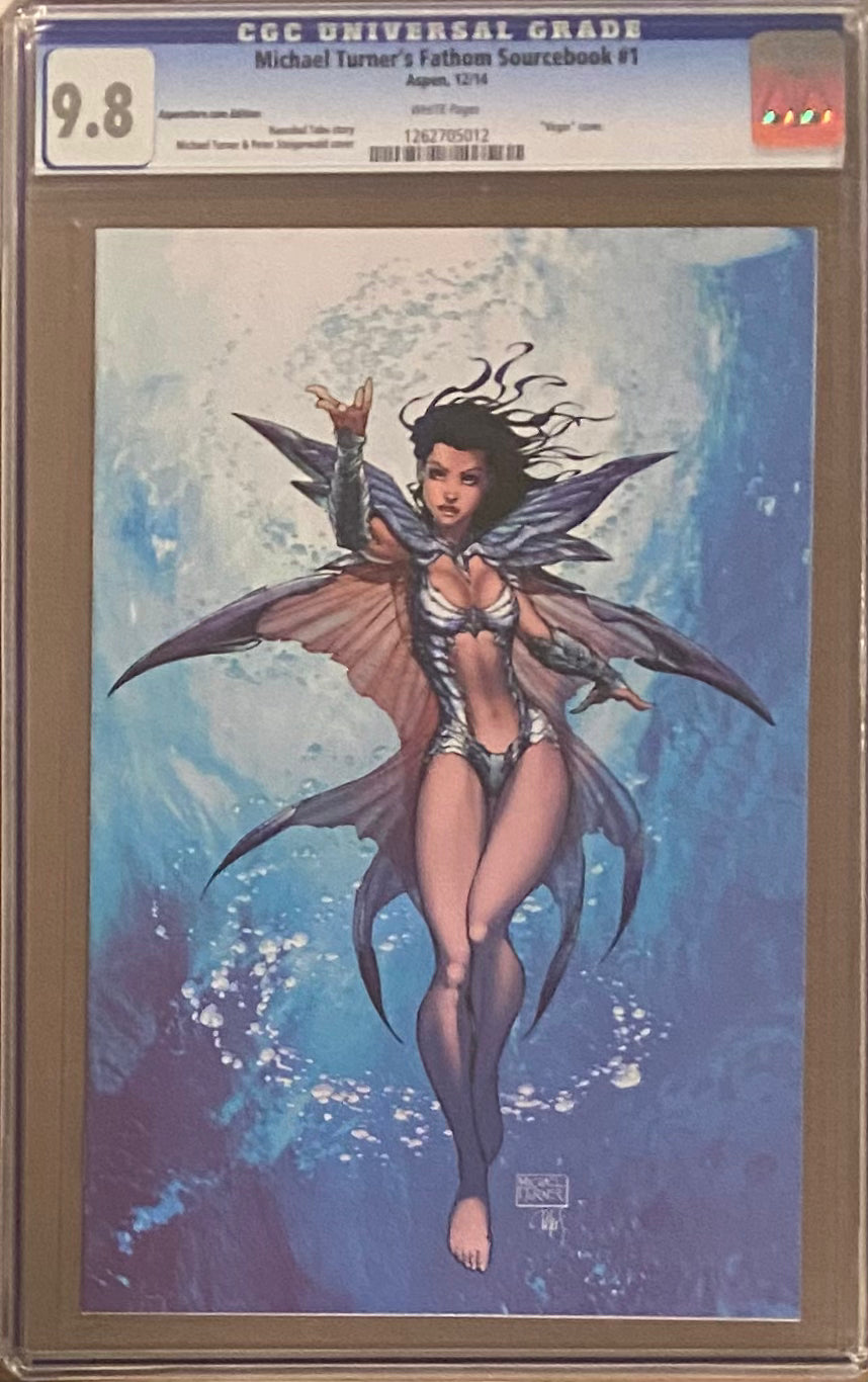 Michael Turner's Fathom Sourcebook #1 Aspenstore.com Edition CGC 9.8
