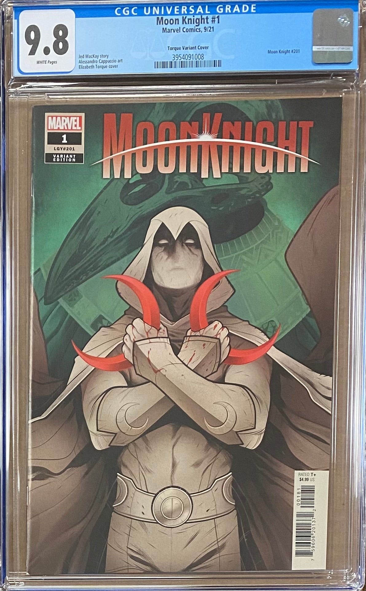 Moon Knight #1 Torque 1:50 Retailer Incentive Variant CGC 9.8