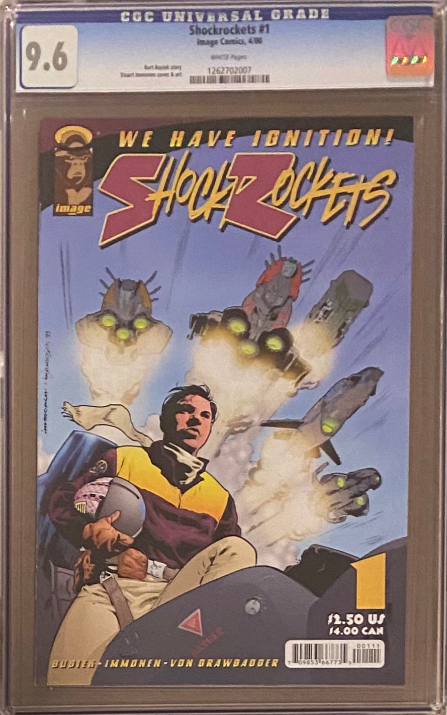 Shockrockets #1 CGC 9.6