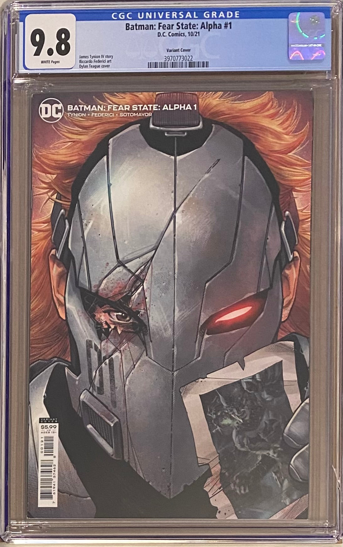 Batman: Fear State Alpha #1 Variant CGC 9.8