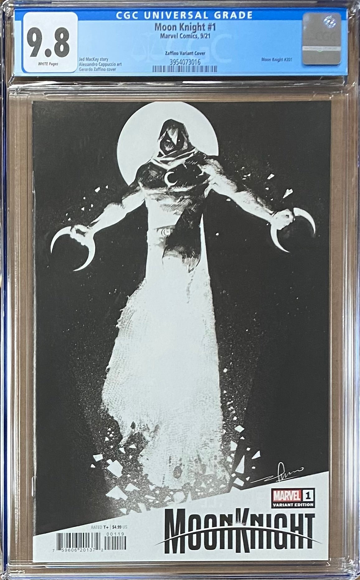 Moon Knight #1 Zaffino Variant CGC 9.8