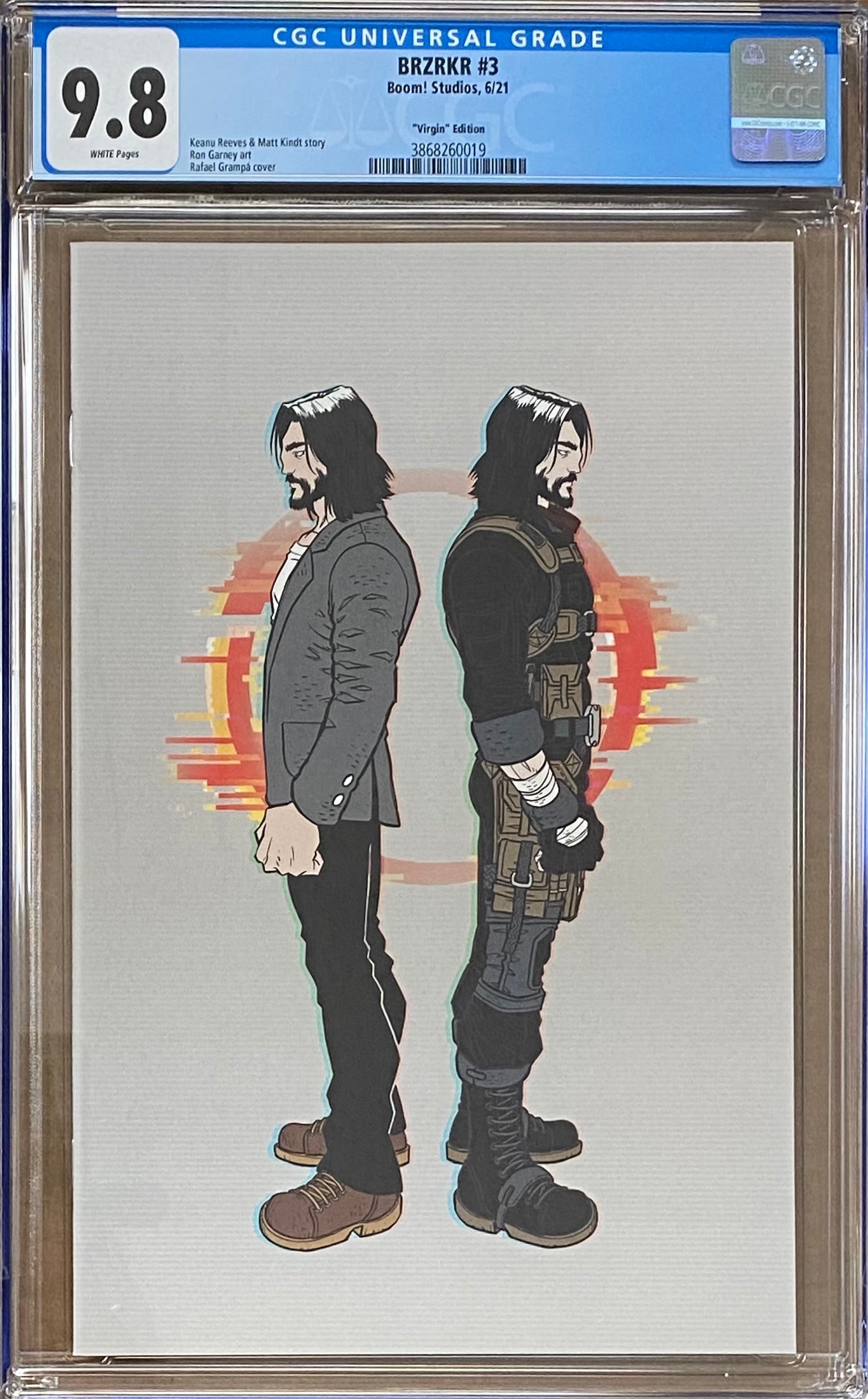 BRZRKR #3 Grampa 1:25 Virgin Retailer Incentive Variant CGC 9.8 (Berzerker)