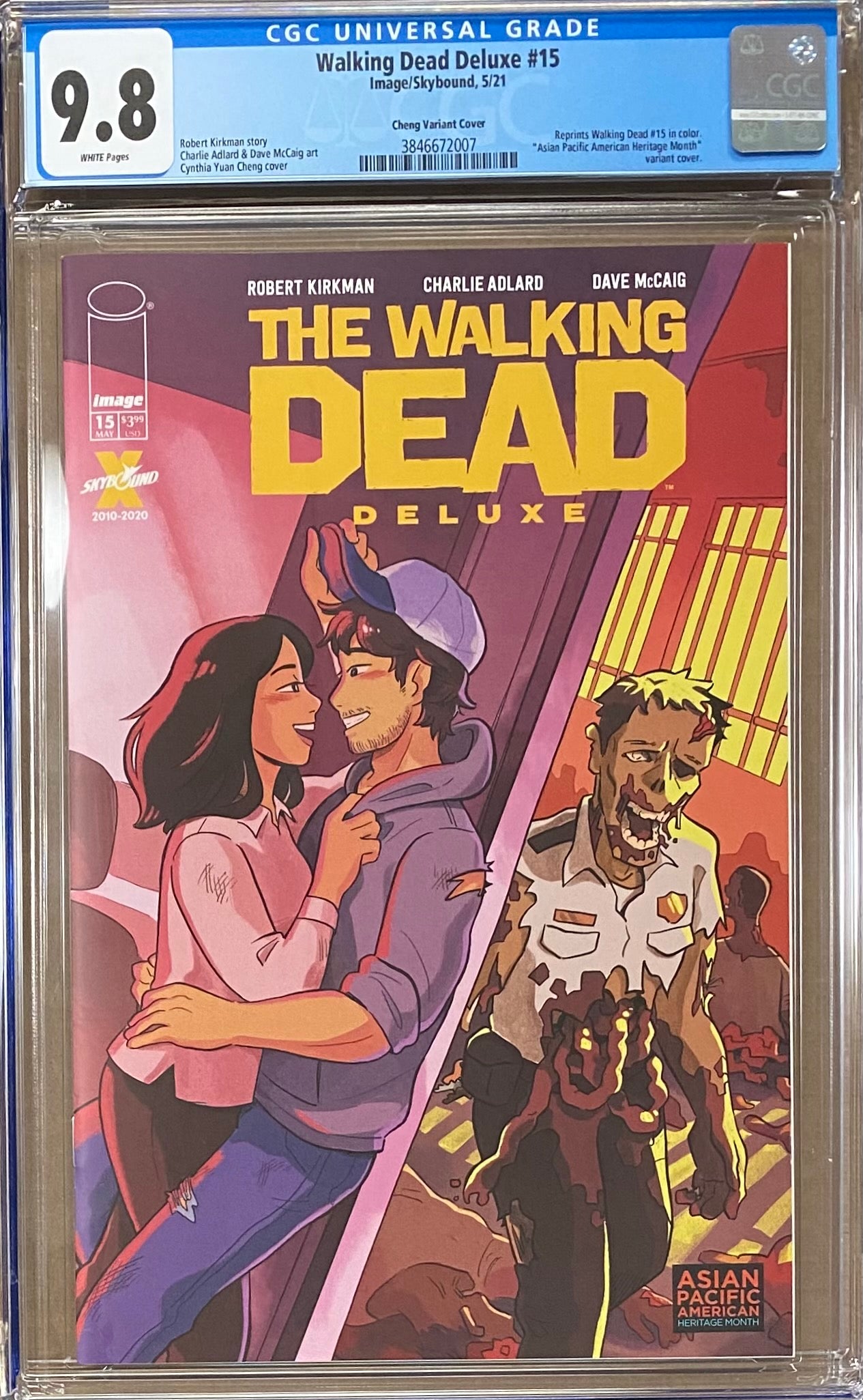 Walking Dead Deluxe #15 "Asian Heritage Month" Variant CGC 9.8