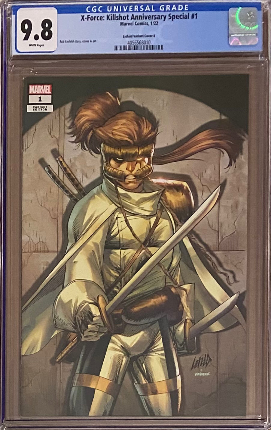 X-Force Killshot Anniversary Special #1 "Shatterstar" Connecting Variant CGC 9.8