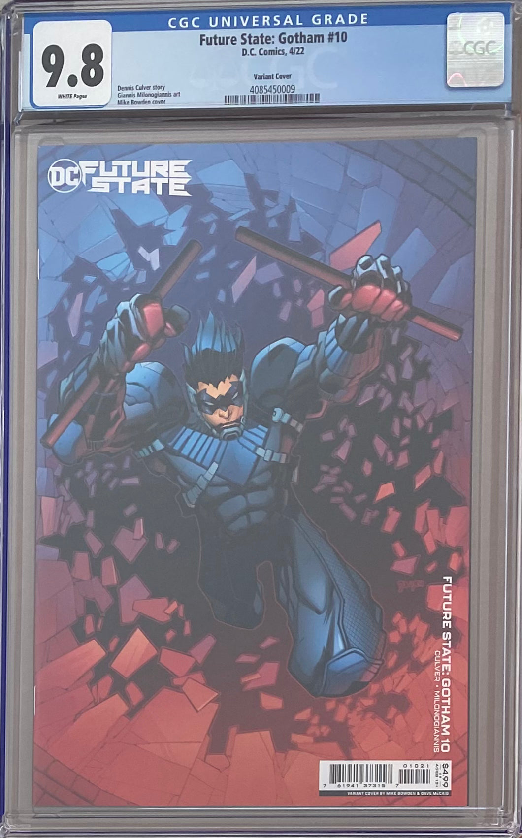 Future State: Gotham #10 Variant CGC 9.8