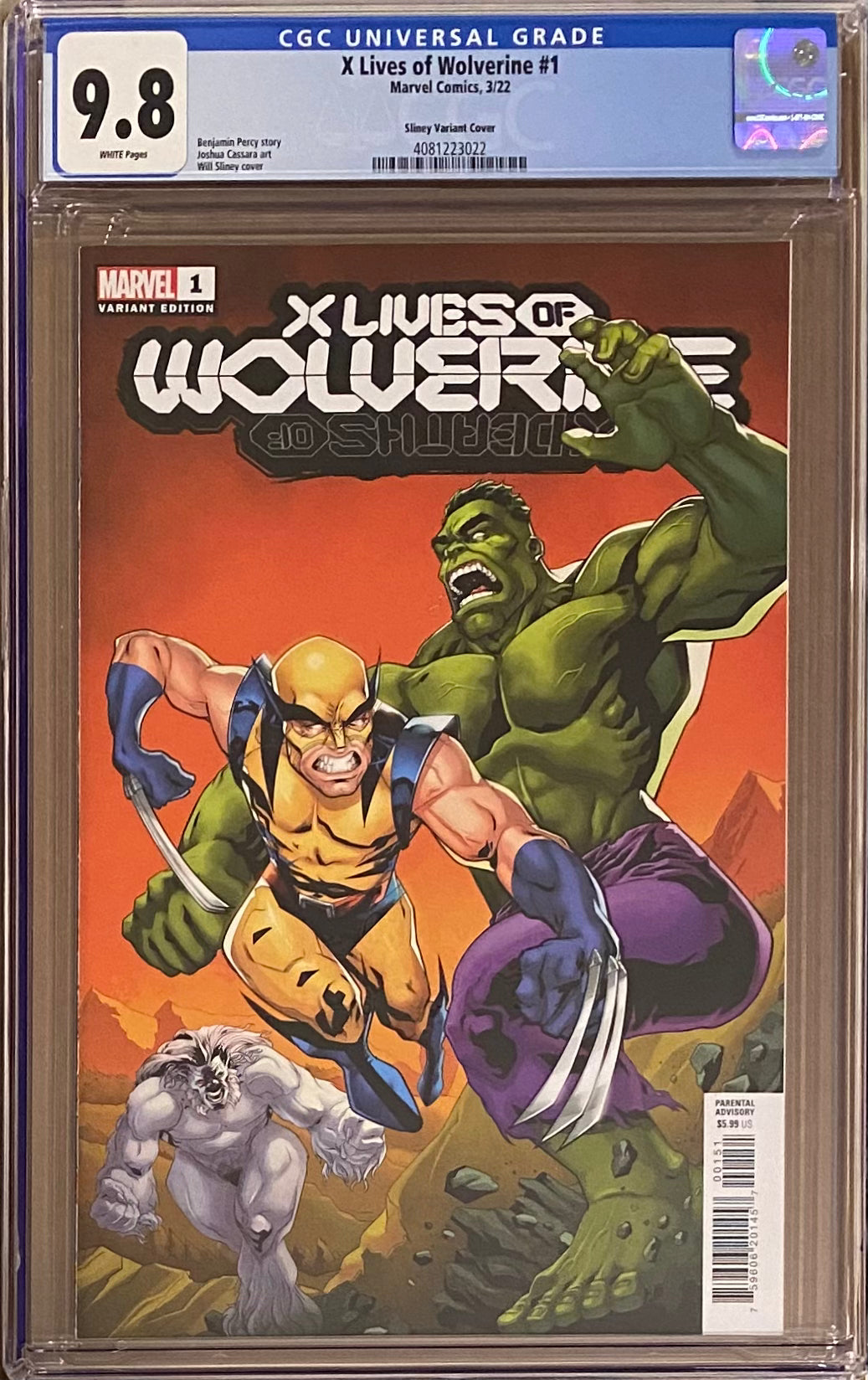 X Lives of Wolverine #1 Sliney Variant CGC 9.8