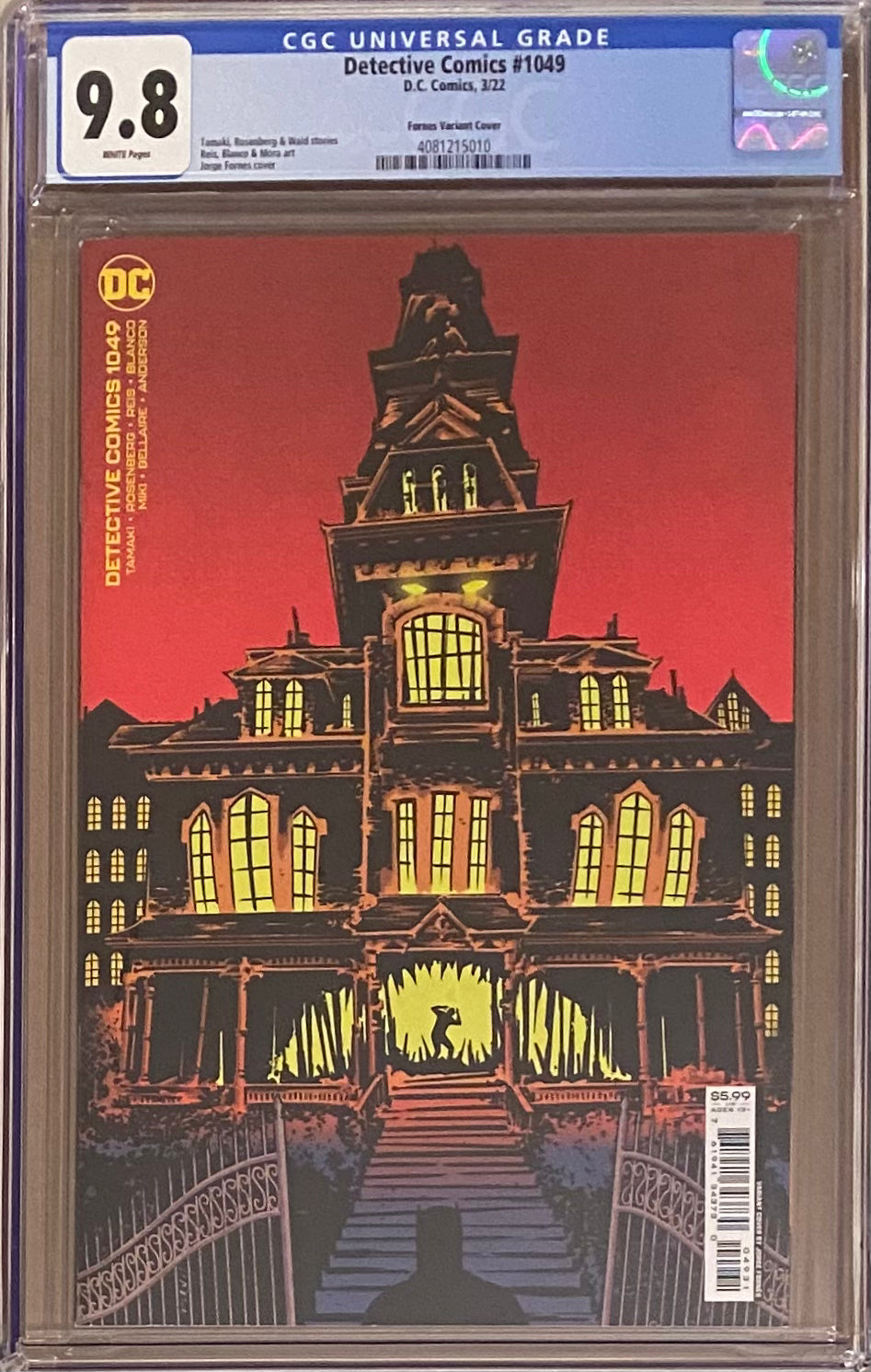Detective Comics #1049 Fornes 1:25 Retailer Incentive Variant CGC 9.8