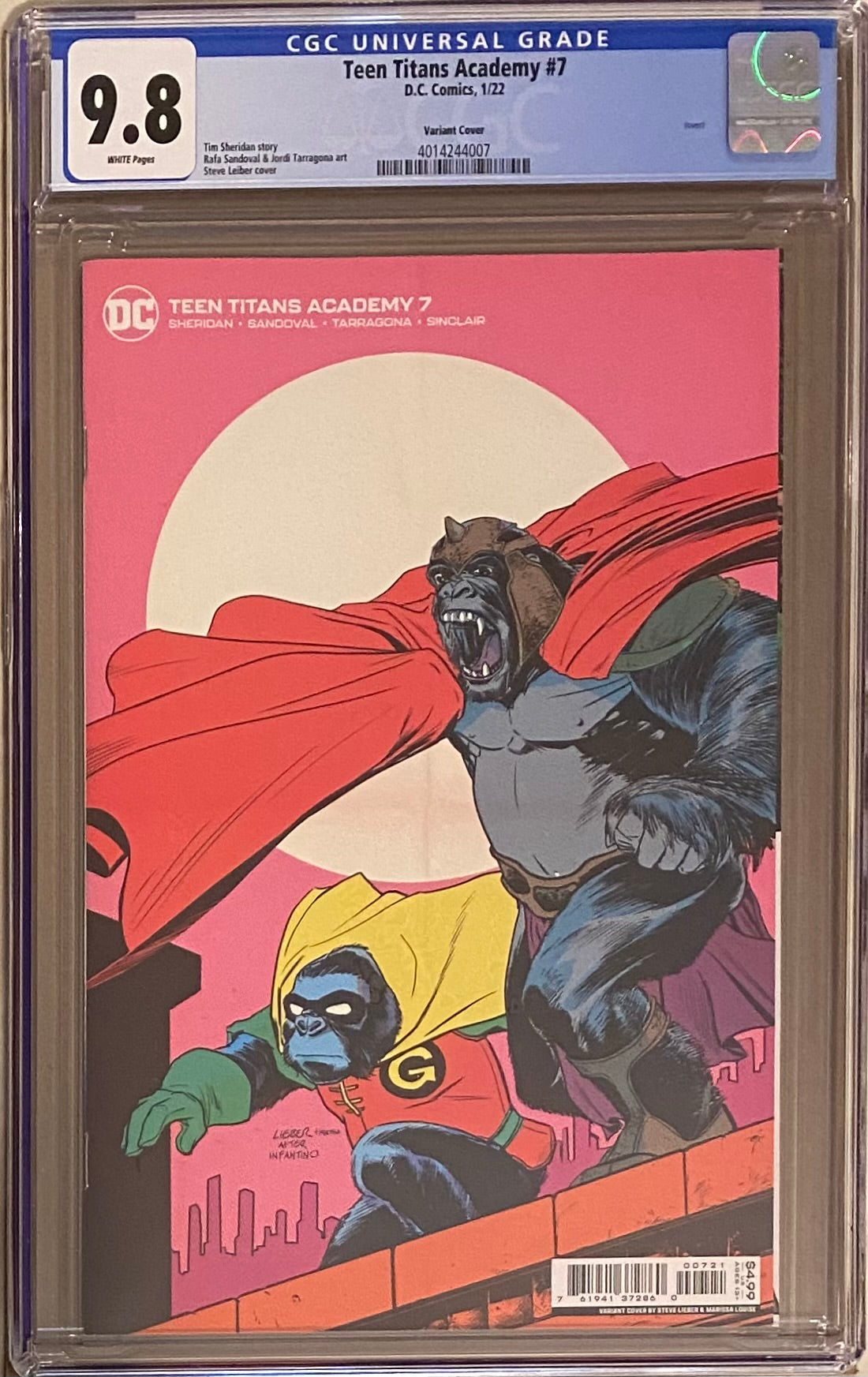 Teen Titans Academy #7 Variant CGC 9.8