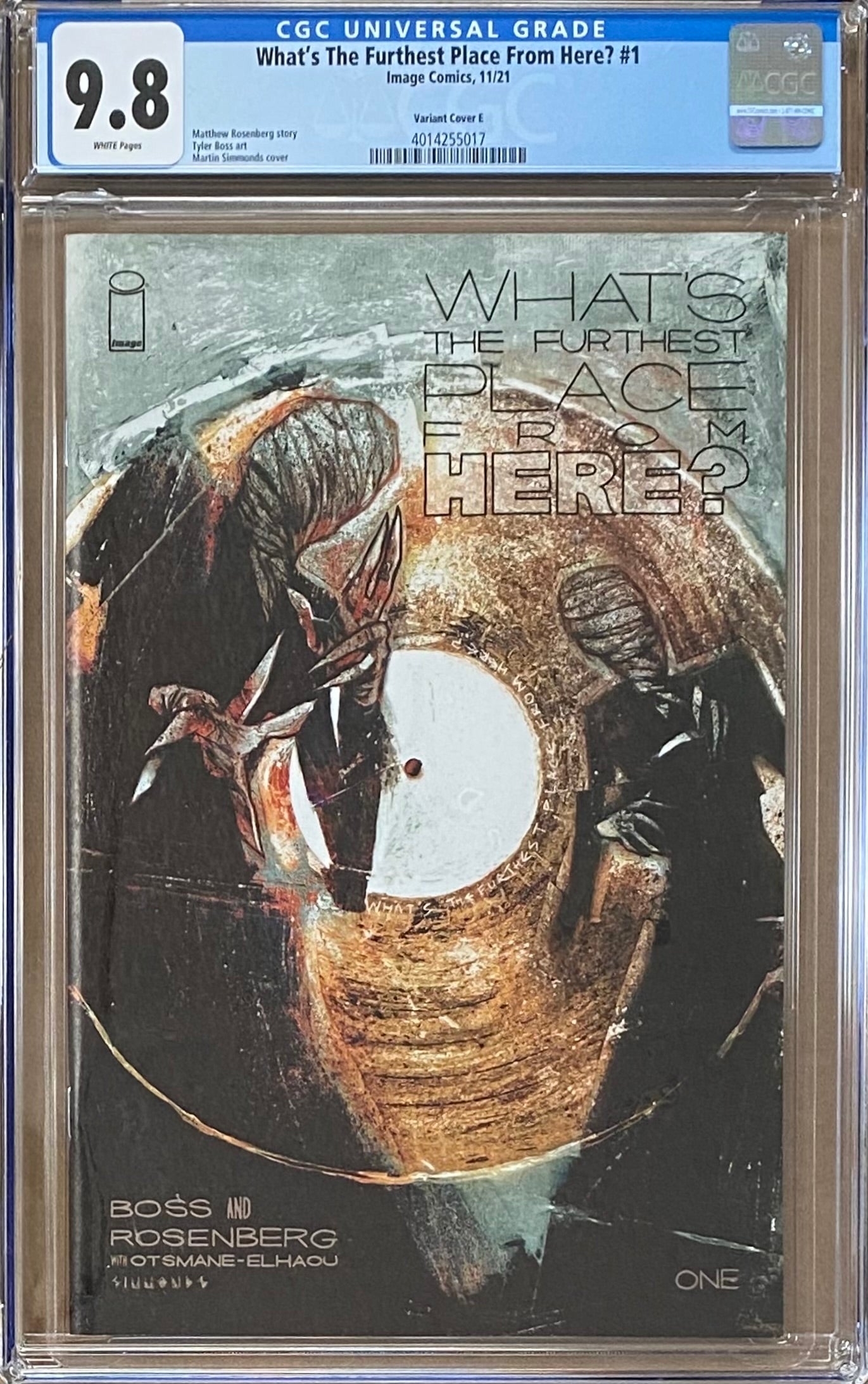 What's the Furthest Place From Here #1 Simmonds 1:25 Retailer Incentive Variant CGC 9.8