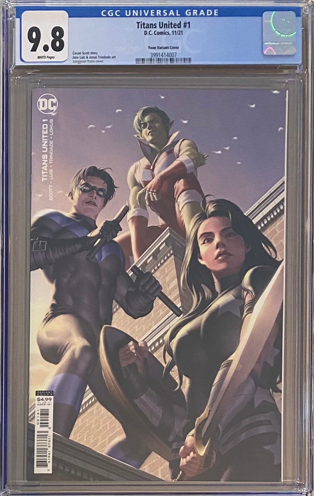 Titans United #1 Yoon 1:25 Retailer Incentive Variant CGC 9.8