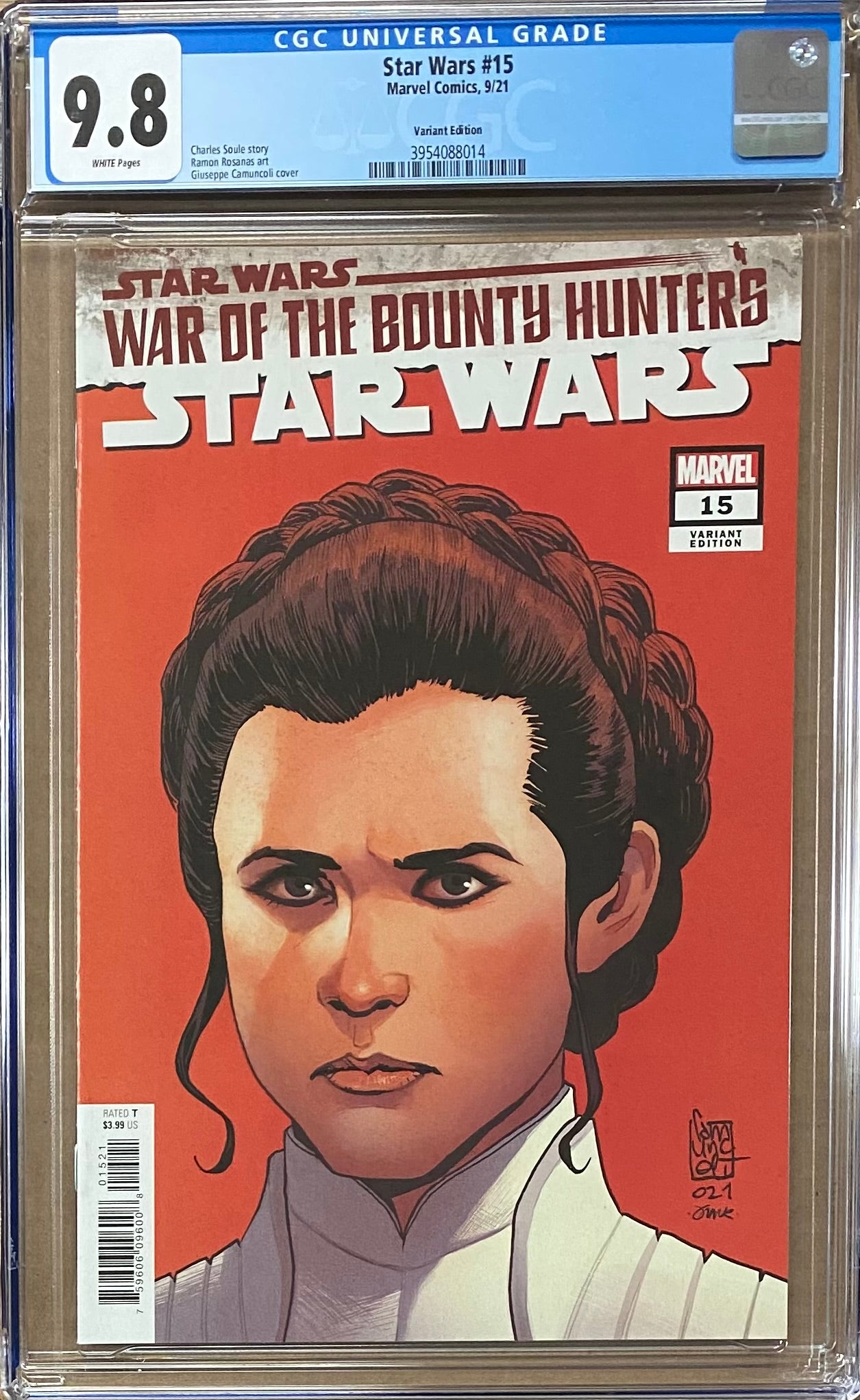 Star Wars #15 Headshot Variant CGC 9.8 - War of the Bounty Hunters
