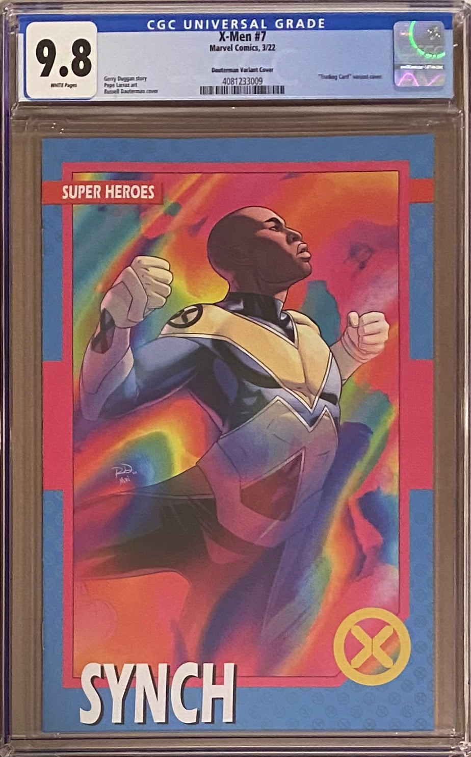 X-Men #7 Dauterman Trading Card Variant CGC 9.8