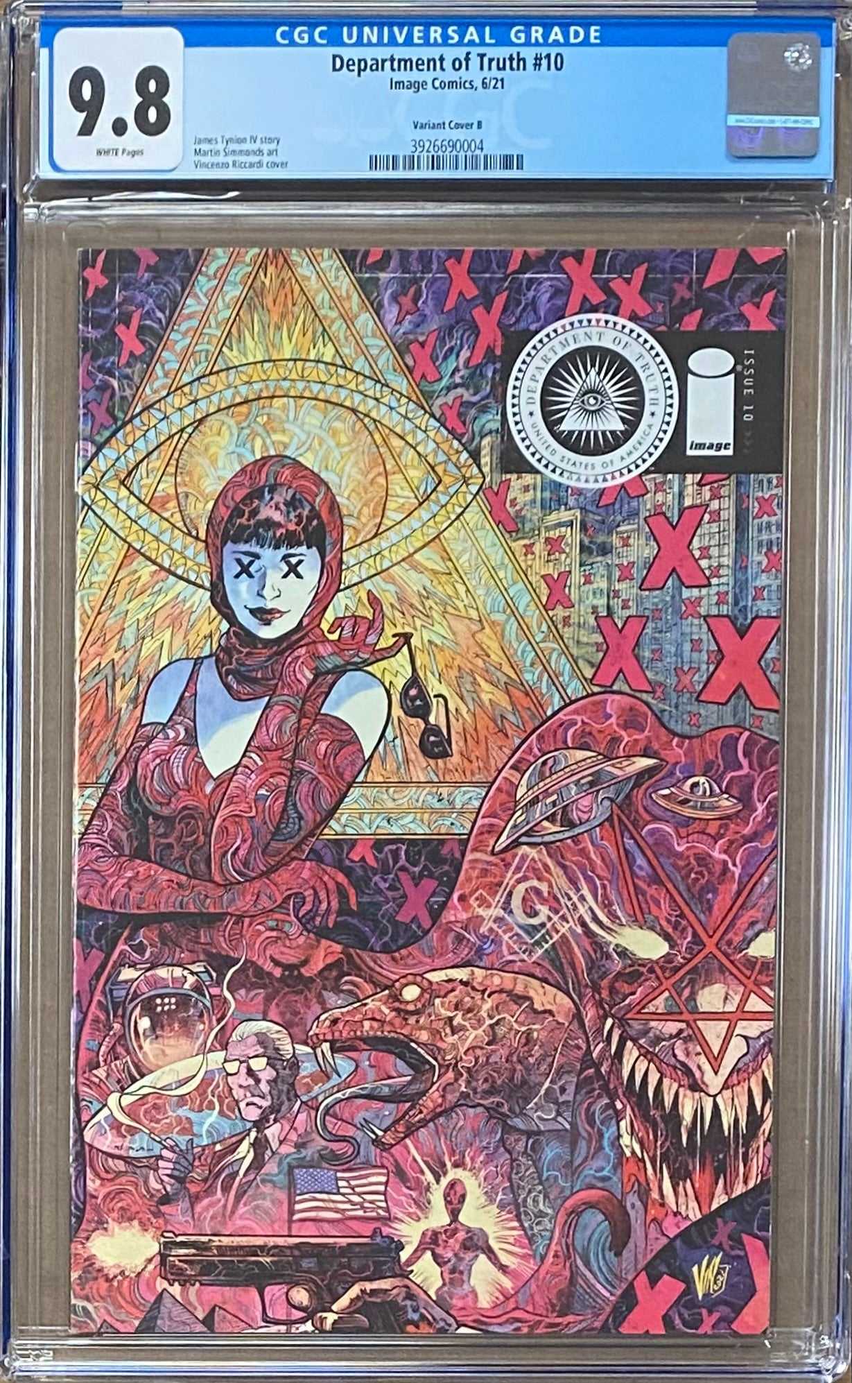 Department of Truth #10 Dialynas Variant CGC 9.8