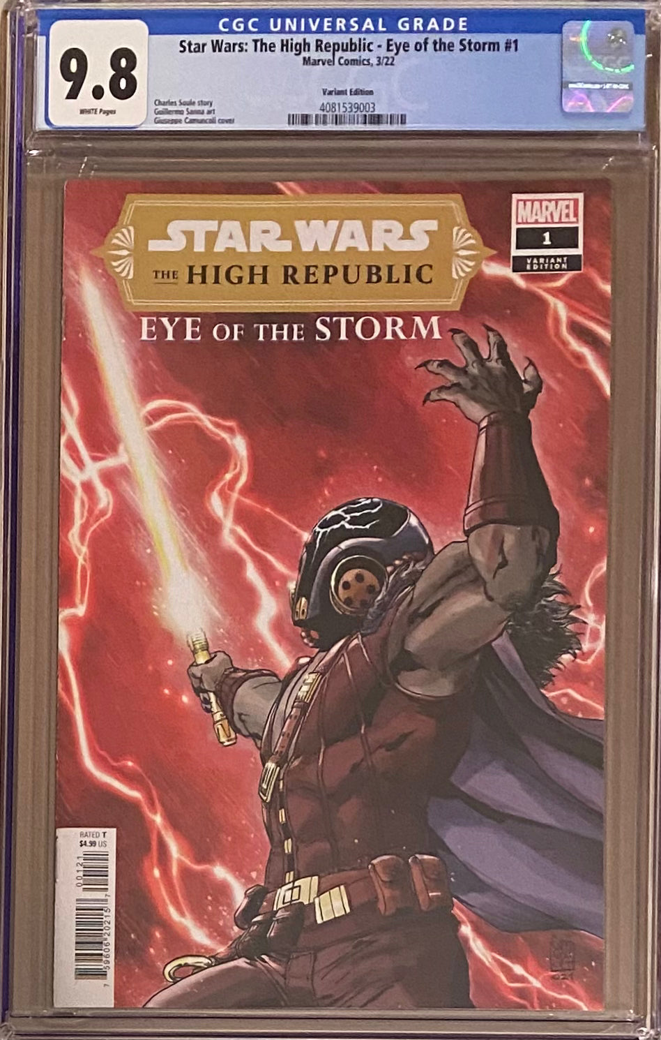 Star Wars: The High Republic - Eye of the Storm #1 Variant CGC 9.8