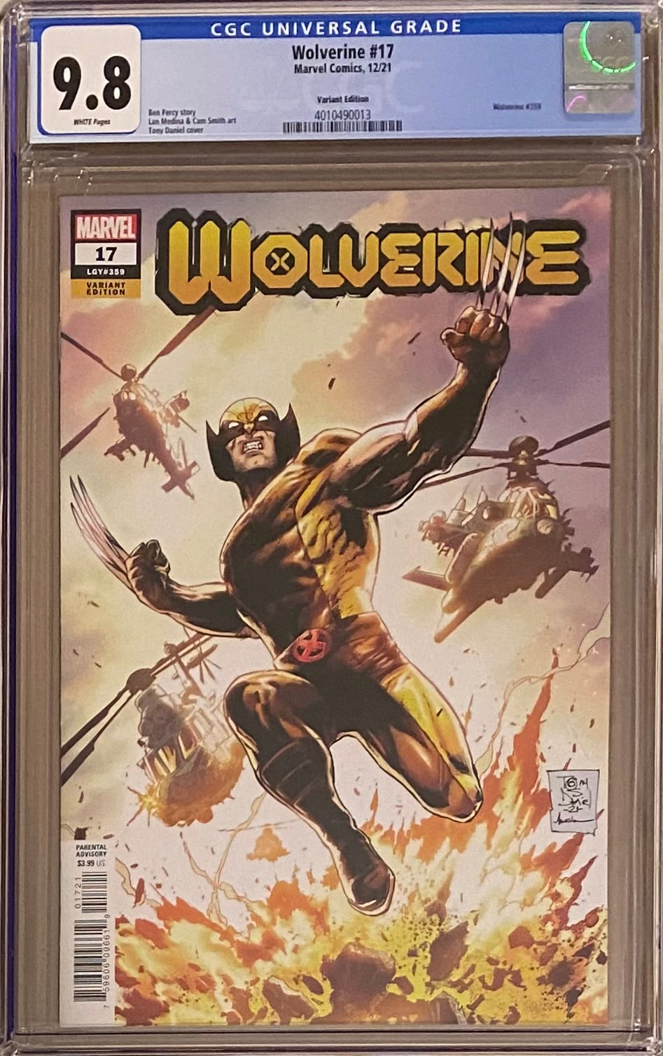 Wolverine #17 Daniel 1:25 Retailer Incentive Variant CGC 9.8