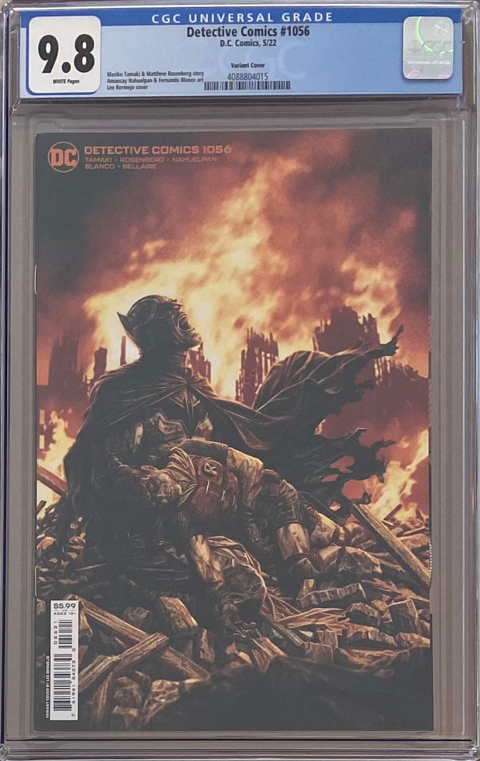 Detective Comics #1056 Bermejo Variant CGC 9.8