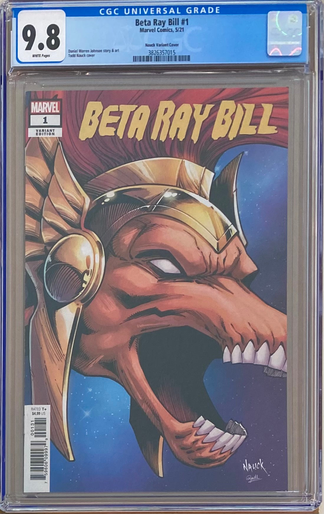 Beta Ray Bill #1 Nauck Variant CGC 9.8