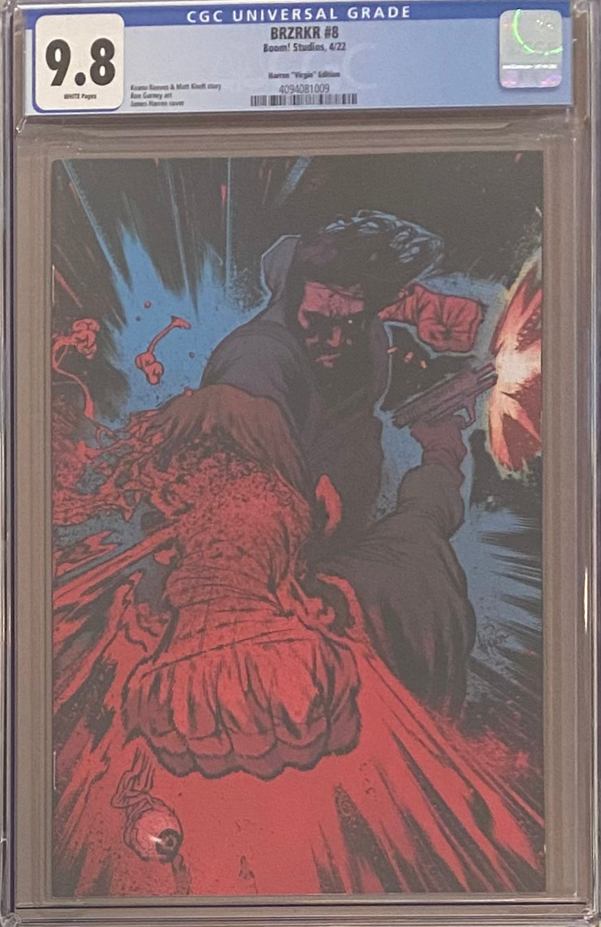 BRZRKR #8 Harren 1:150 Virgin Retailer Incentive Variant CGC 9.8 (Berzerker)