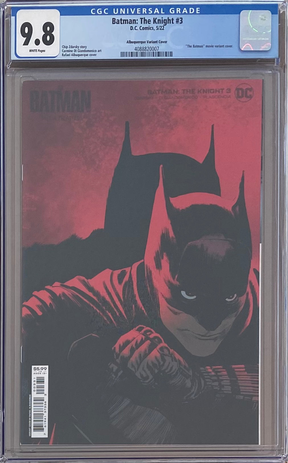 Batman: The Knight #3 Albuquerque "The Batman" Variant CGC 9.8