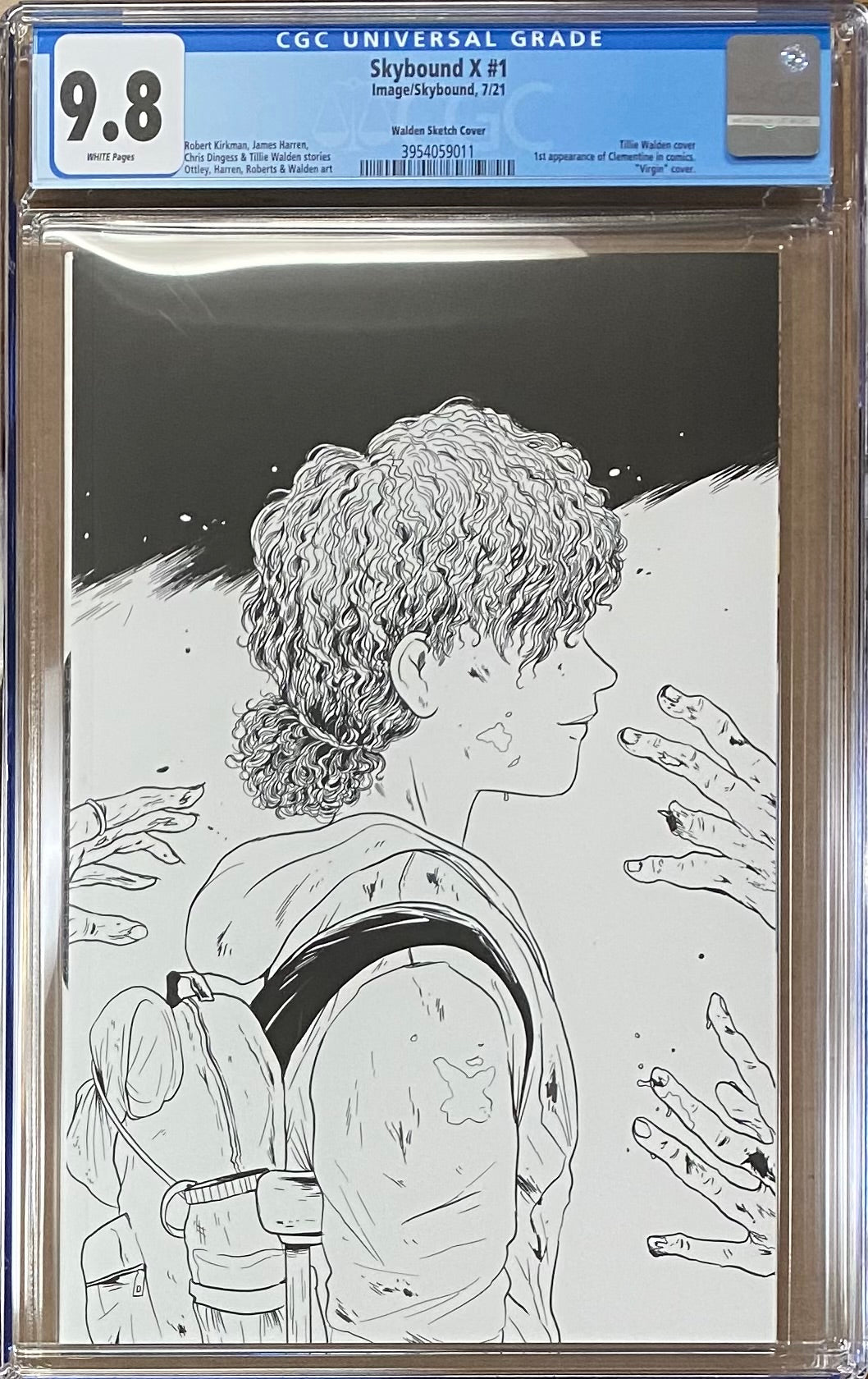Skybound X #1 Walden 1:10 Virgin Retailer Incentive Variant CGC 9.8