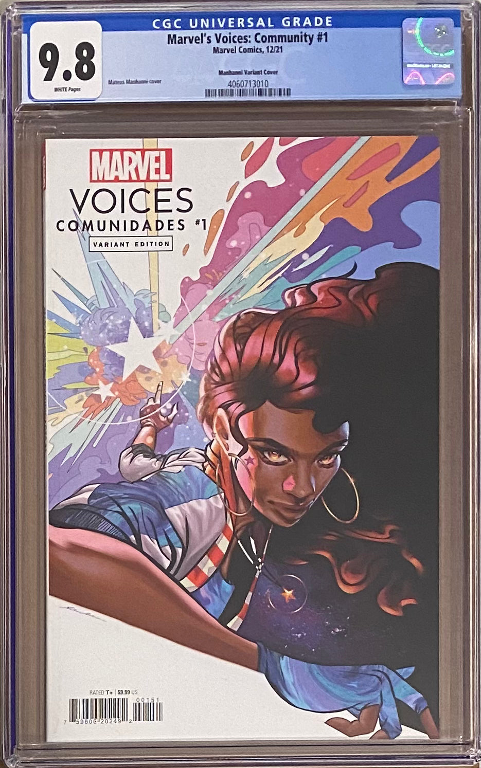Marvel Voices: Community #1 Manhanni Variant CGC 9.8