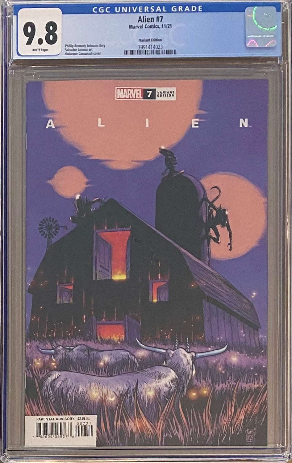 Alien #7 Variant CGC 9.8