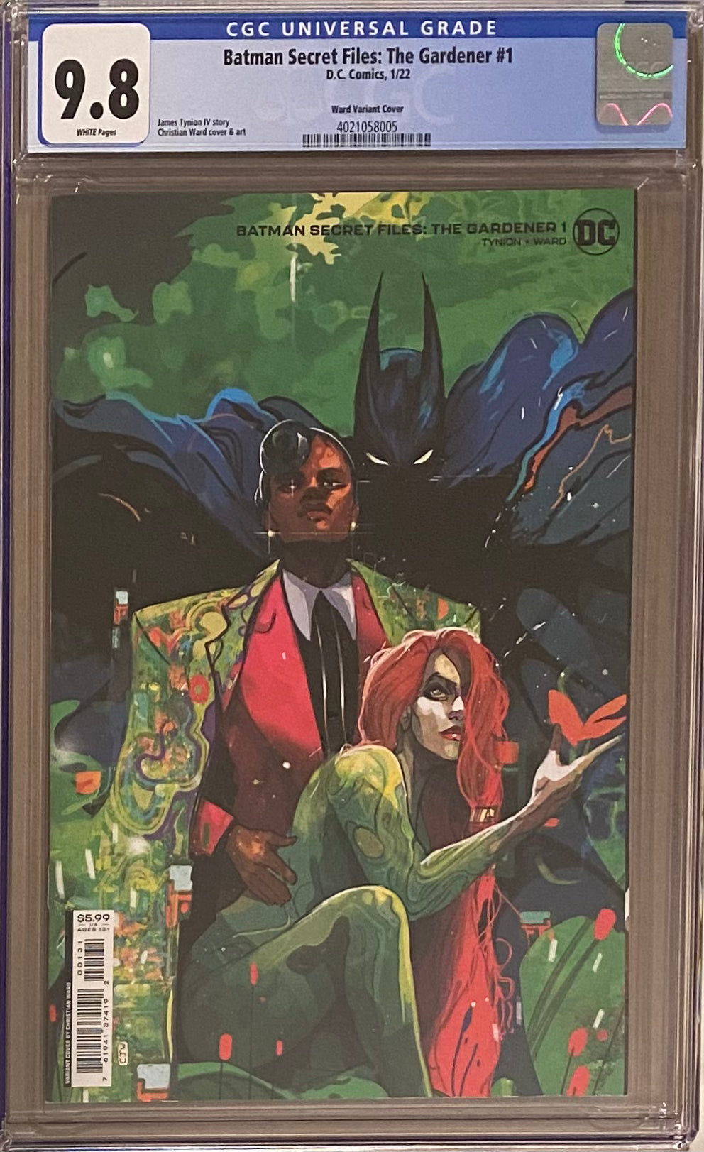 Batman Secret Files: The Gardener #1 Ward 1:25 Retailer Incentive Variant CGC 9.8