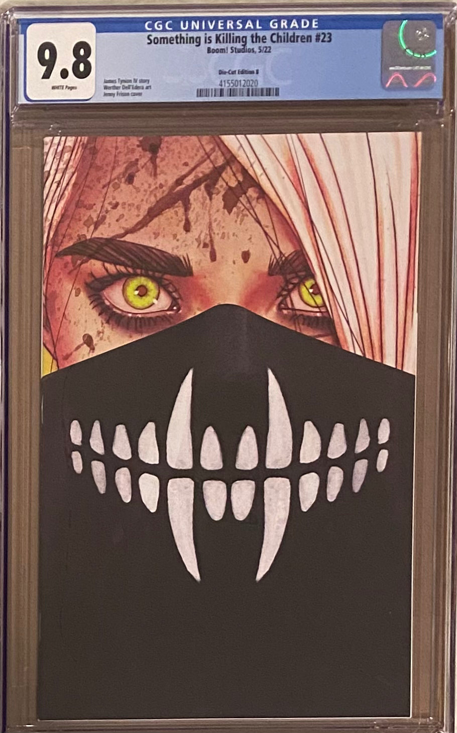 Something is Killing the Children #23 Bloody Die-Cut Variant CGC 9.8