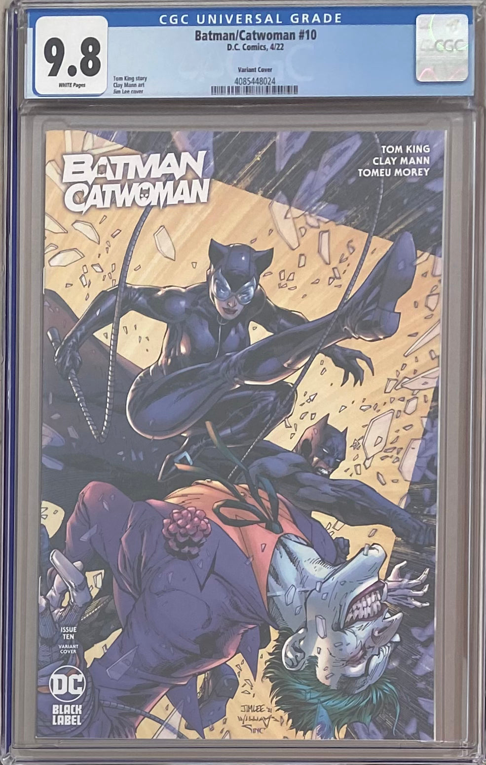 Batman Catwoman #10 Lee Variant DC Black Label CGC 9.8