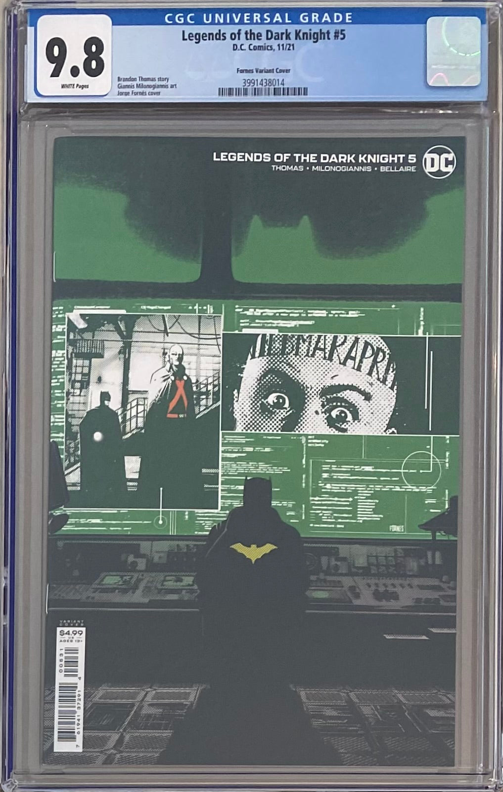 Legends of the Dark Knight #5 Fornes 1:25 Retailer Incentive Variant CGC 9.8