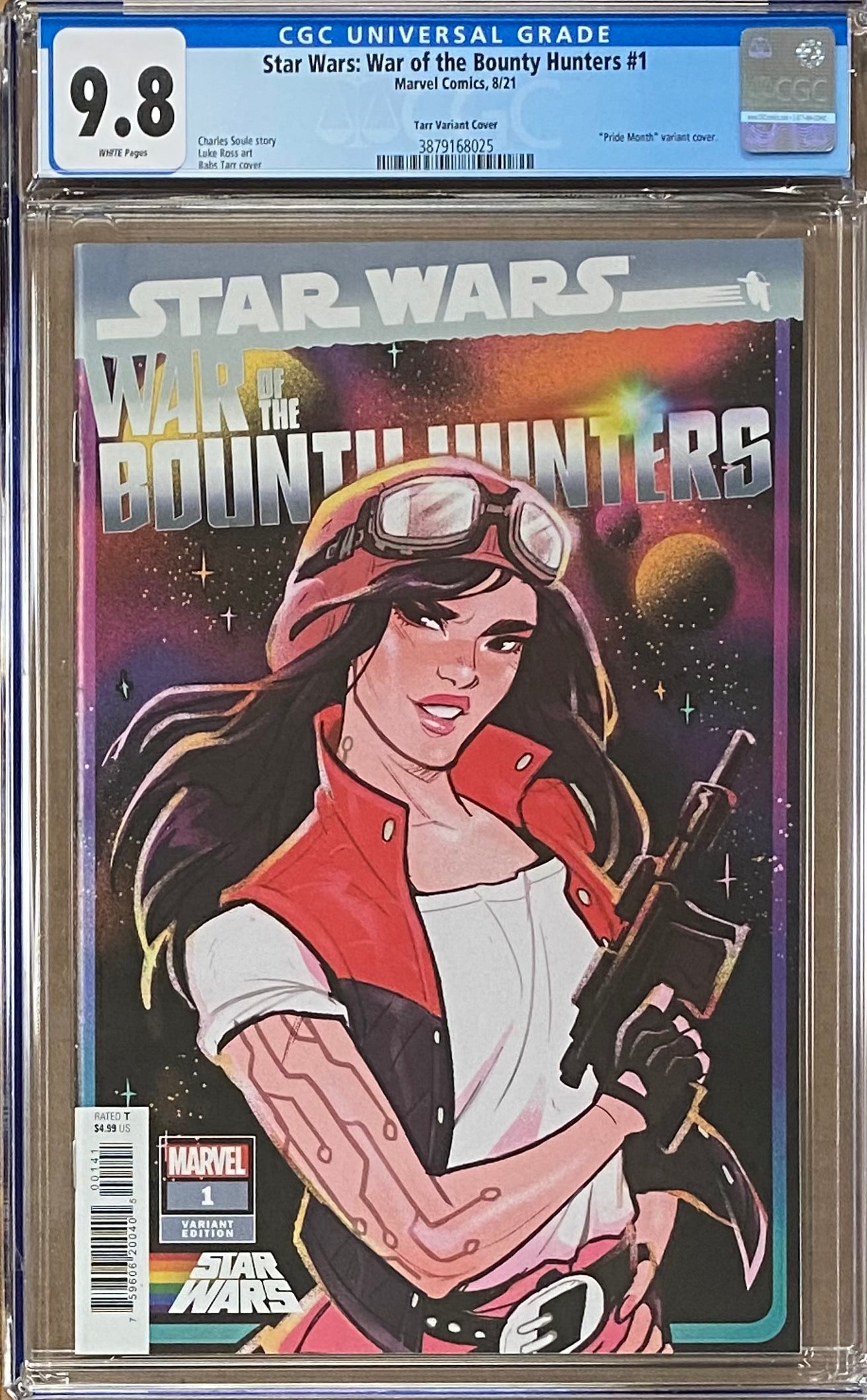 Star Wars: War of the Bounty Hunters #1 Tarr "Pride" Variant CGC 9.8