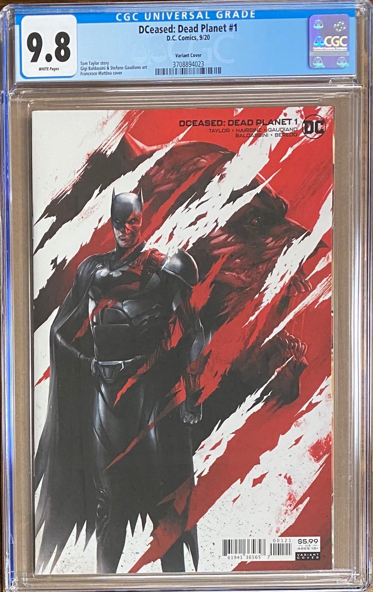 DCeased: Dead Planet #1 Mattina Variant CGC 9.8