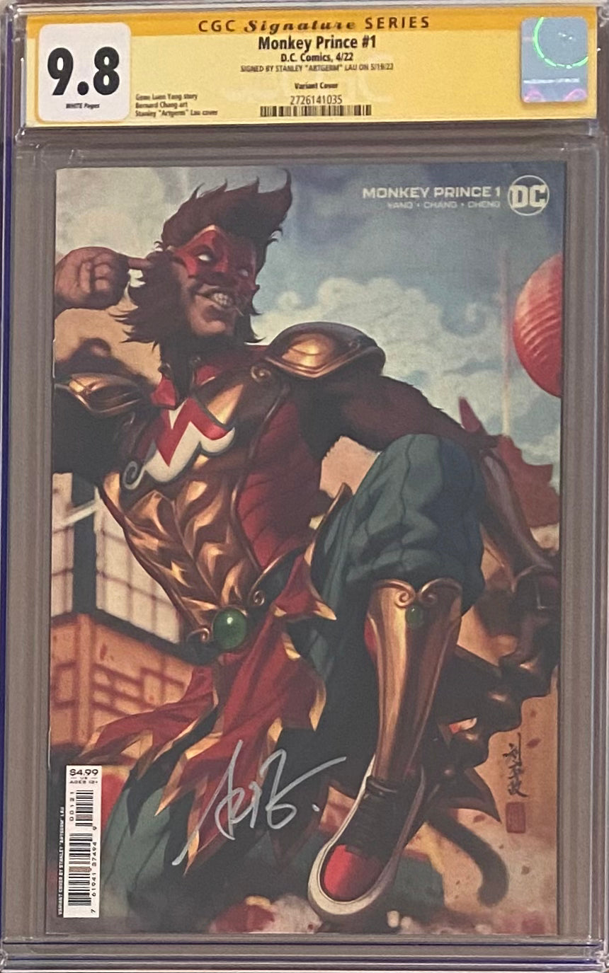 Monkey Prince #1 Artgerm Variant CGC 9.8 SS