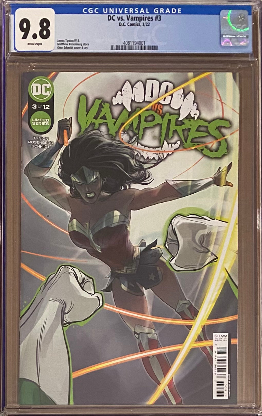 DC vs. Vampires #3 CGC 9.8