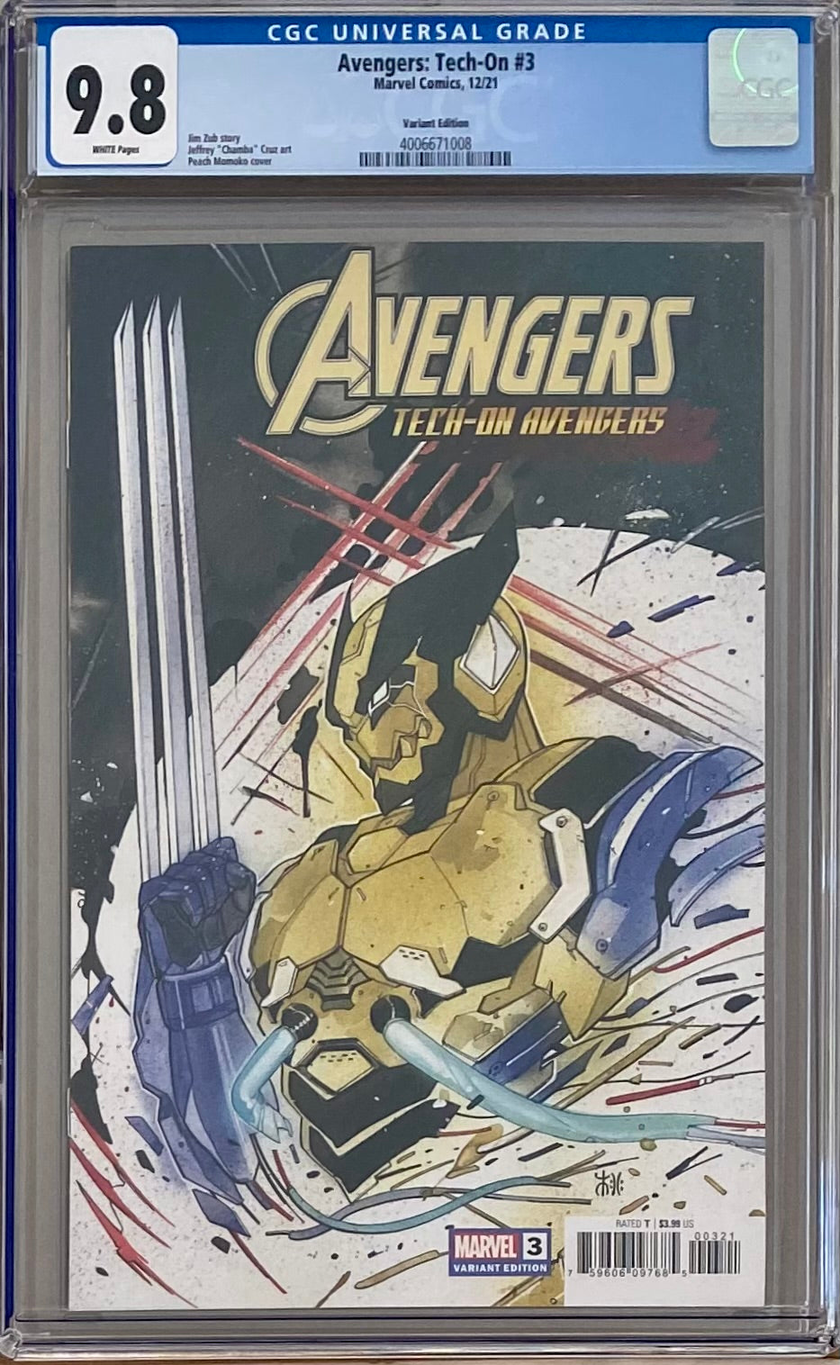 Avengers: Tech-On 3 Momoko Variant CGC 9.8