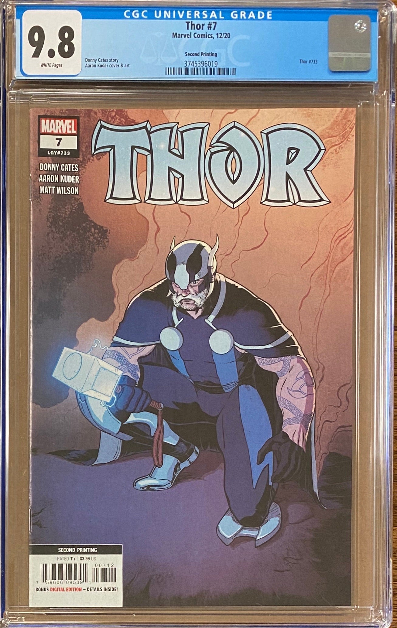 Thor #7 Second Printing CGC 9.8