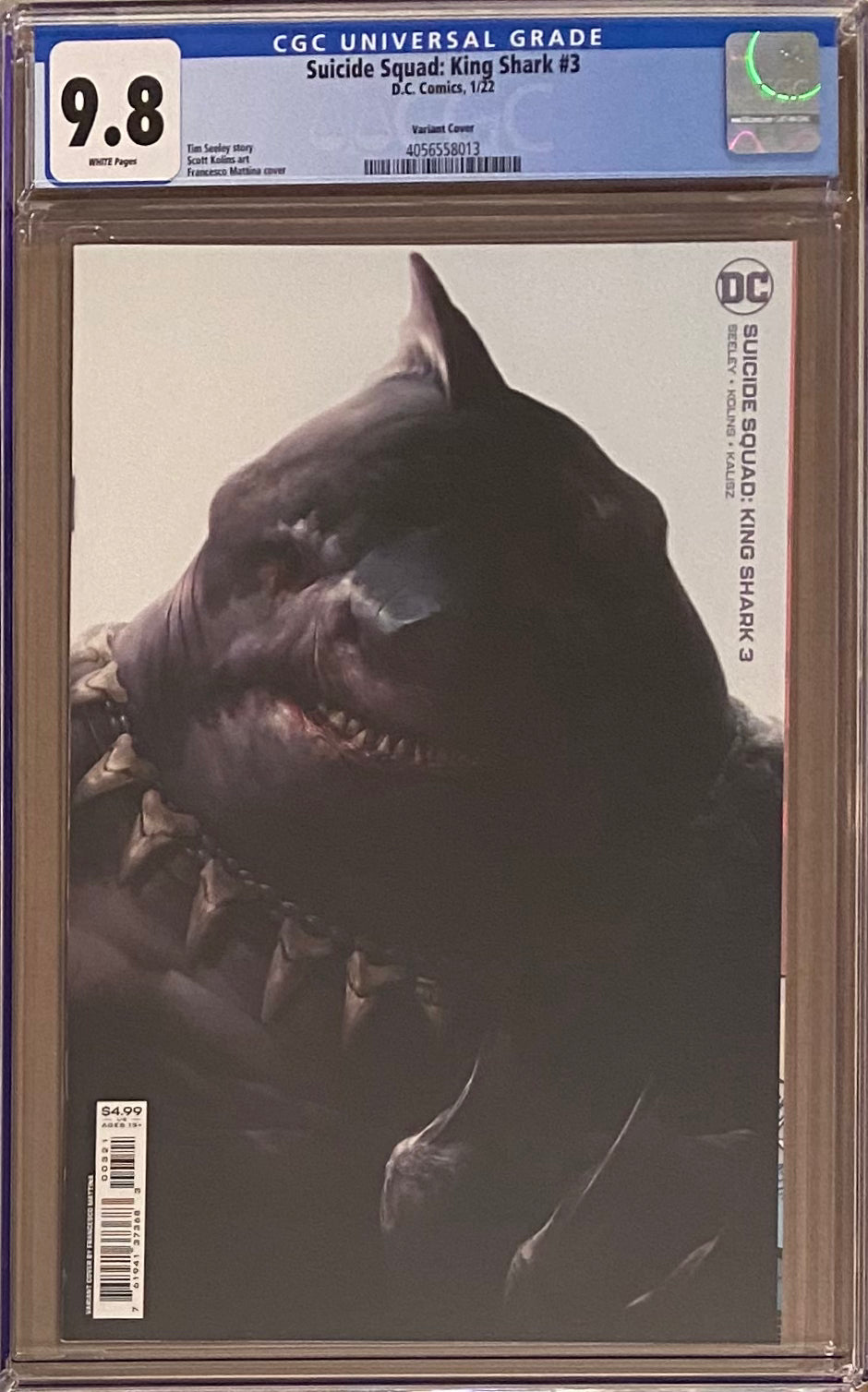 Suicide Squad: King Shark #3 Mattina Variant CGC 9.8