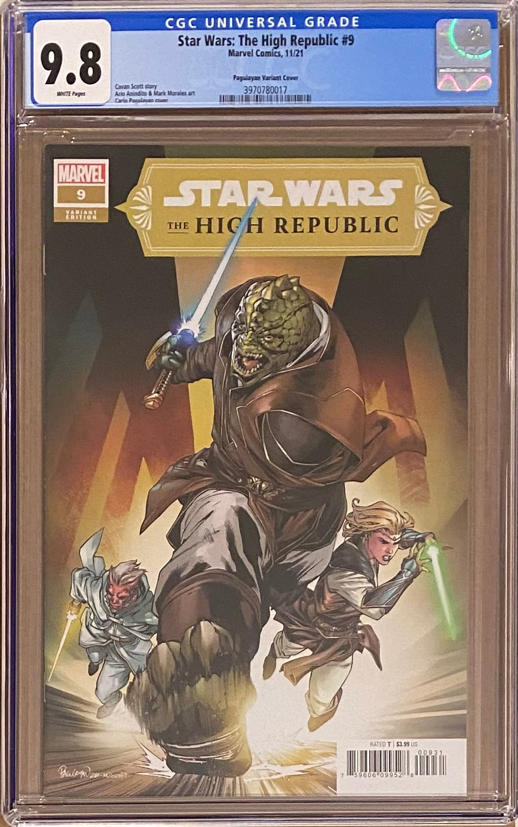 Star Wars: The High Republic #9 Variant CGC 9.8