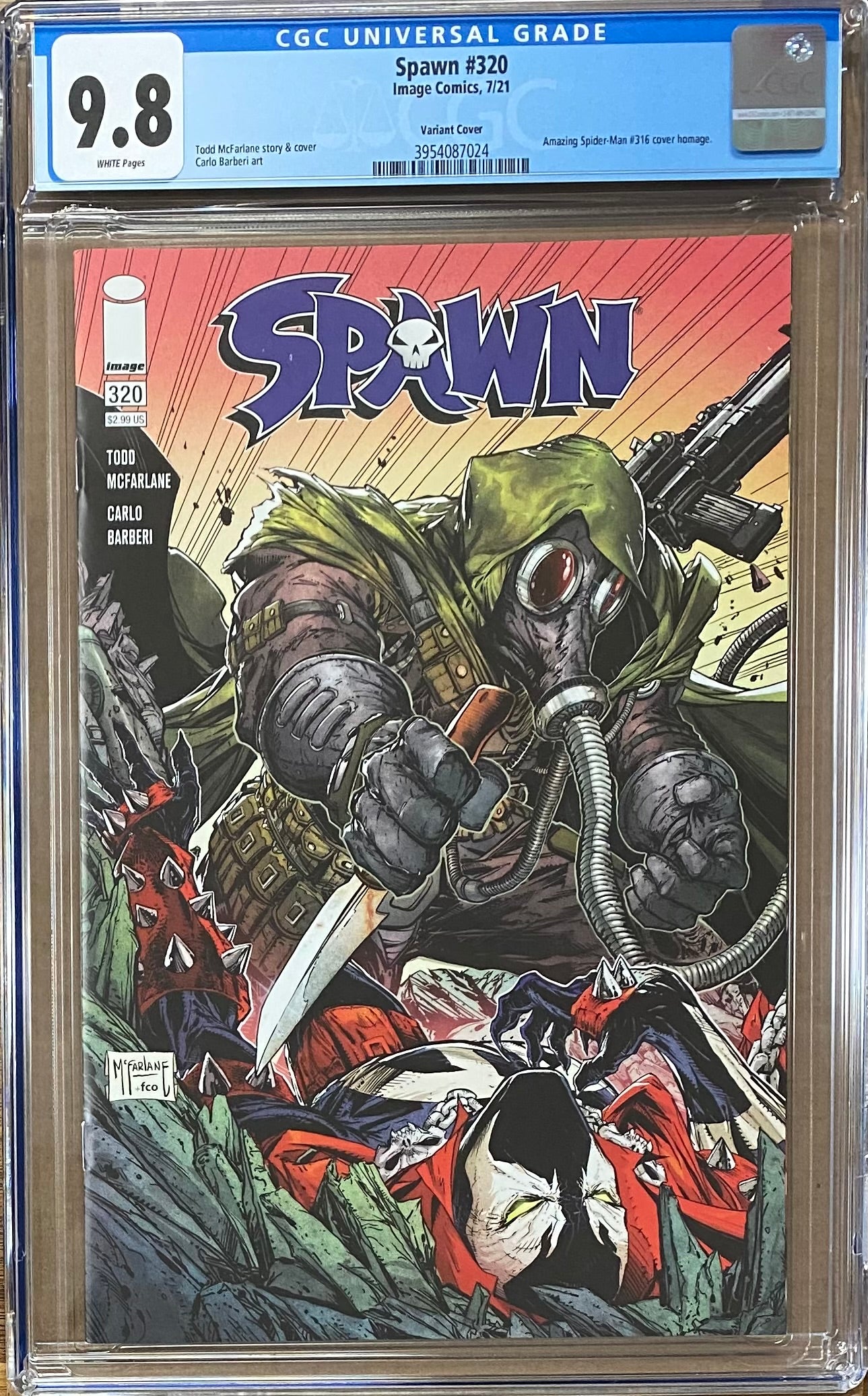 Spawn #320 McFarlane Variant CGC 9.8