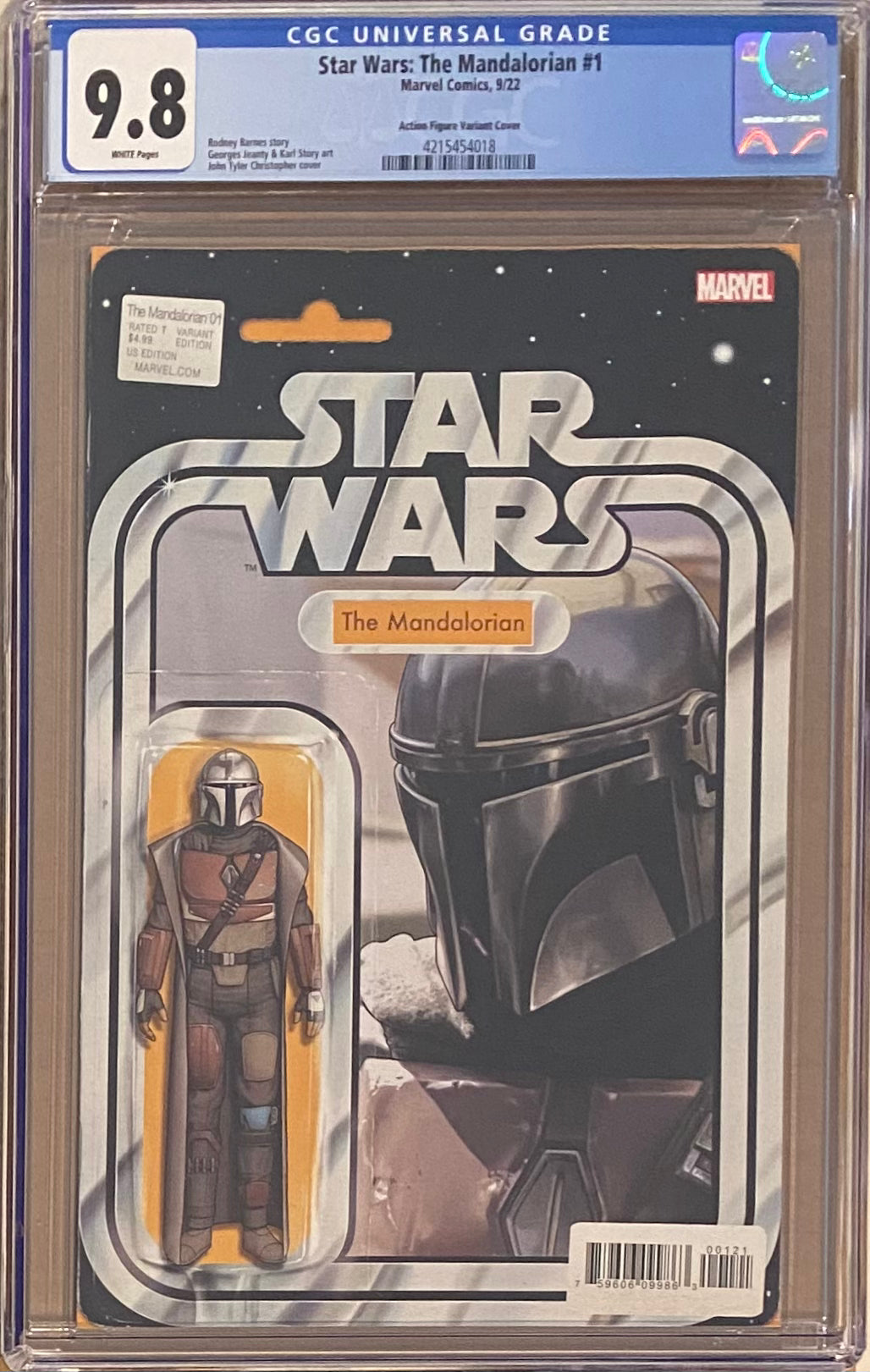 Star Wars: The Mandalorian #1 Action Figure Variant CGC 9.8