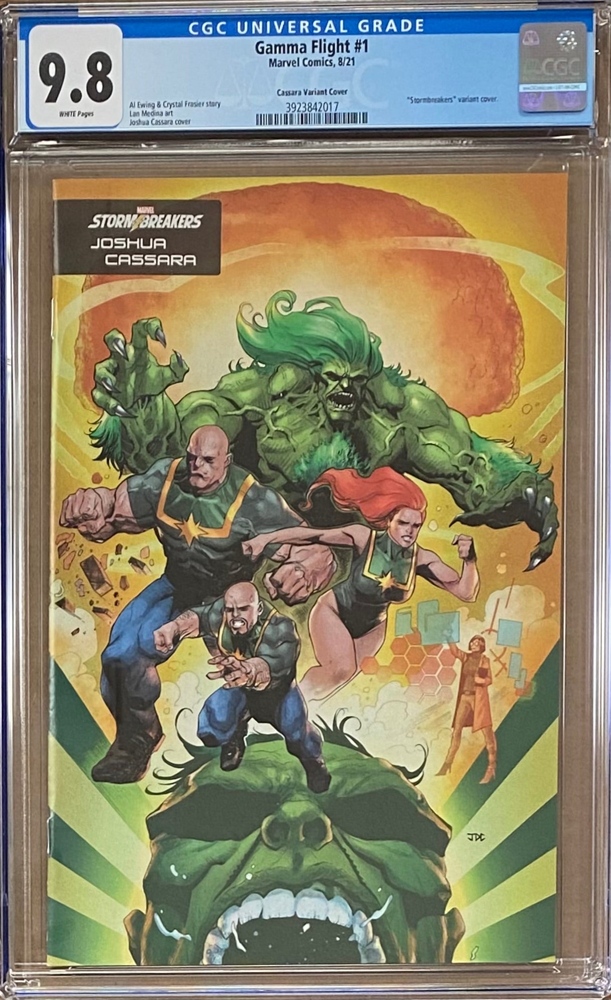 Gamma Flight #1 Cassara "Stormbreakers" Variant CGC 9.8